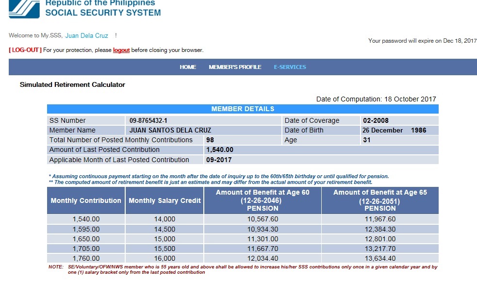 How To Compute Your SSS Retirement Pension SSS Guides